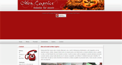 Desktop Screenshot of mon-caprice.com